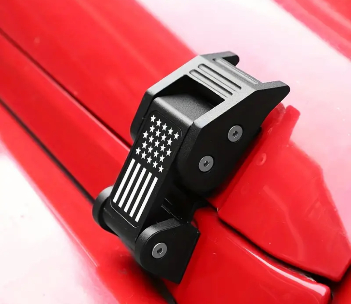 2pcs Compatible With Wrangler Cap Buckles For Jeep For Wrangler For JK 2007+ For JL2018+ For Gladiator For JT2018+