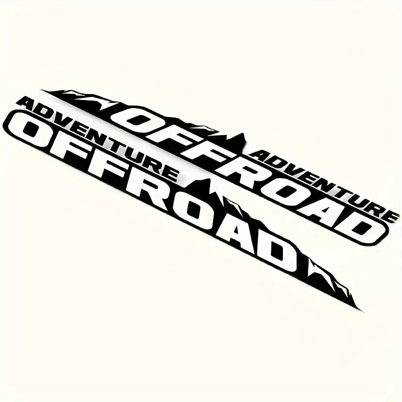 Off-Road Adventure Decals for Jeep & SUV Modification